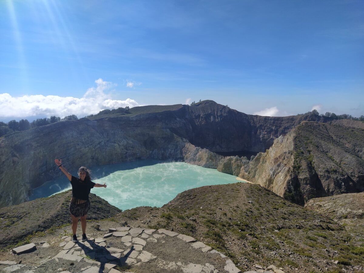 Subir al Kelimutu